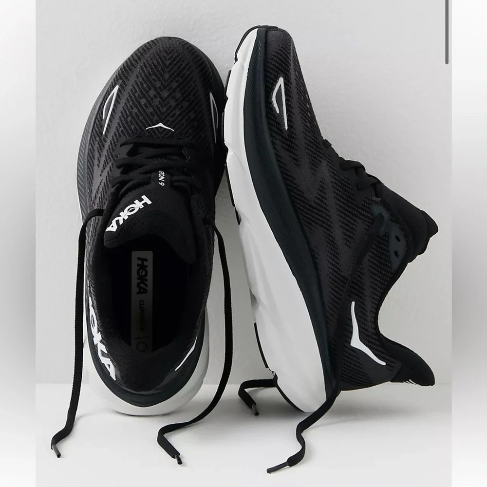 HOKA Clifton 9 Rubber-Trimmed Mesh Running Sneakers men size 14D NEW/no box